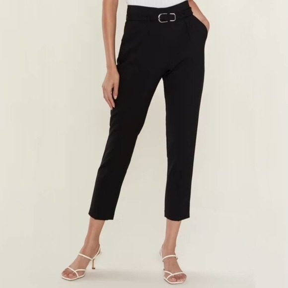 IRO Pants - NWT Iro Bill High Waist Pant Black Sz42 (Us 10) Al065 Crop Ankle Trouser